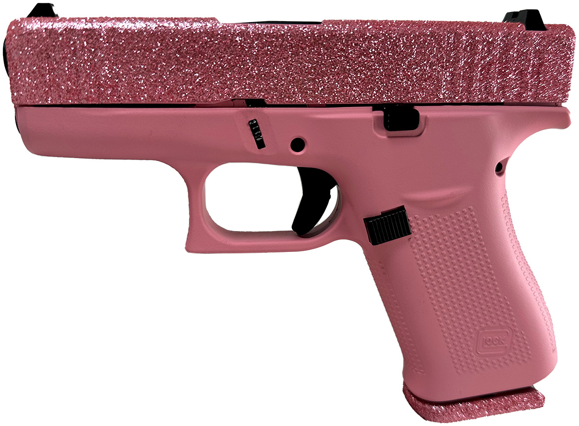 GLOCK 43X 9MM GLITTER GUNZ BUBBLE GUM - Pistols